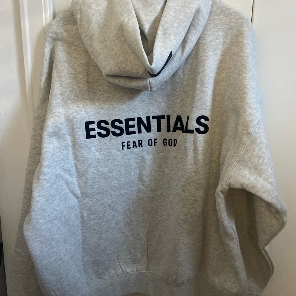 Essentials Gray Lightweight Jacket NWT - image 3